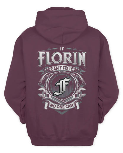 FLORIN AP81-K4-626 - Personalized Ahmed Quote Apparel “If Ahmed Can't Fix It, No One Can” - Unisex Hoodie - Maroon