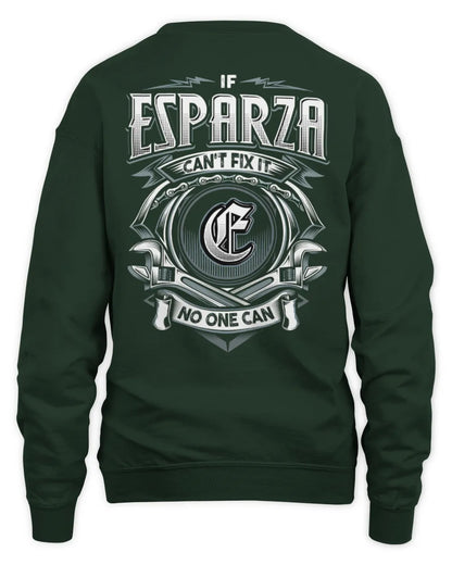 ESPARZA AP81-K4-626 - Personalized Ahmed Quote Apparel “If Ahmed Can't Fix It, No One Can” - Unisex Sweatshirt - Forest Green