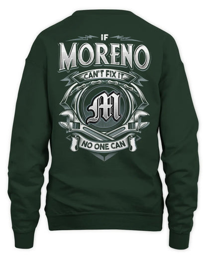 MORENO AP81-K4-626 - Personalized Ahmed Quote Apparel “If Ahmed Can't Fix It, No One Can” - Unisex Sweatshirt - Forest Green