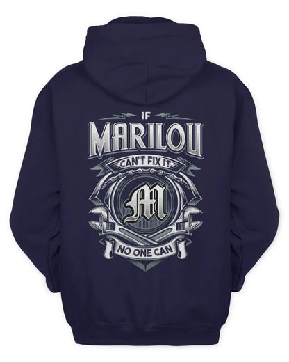 MARILOU AP81-K4-626 - Personalized Ahmed Quote Apparel “If Ahmed Can't Fix It, No One Can” - Unisex Hoodie - Navy