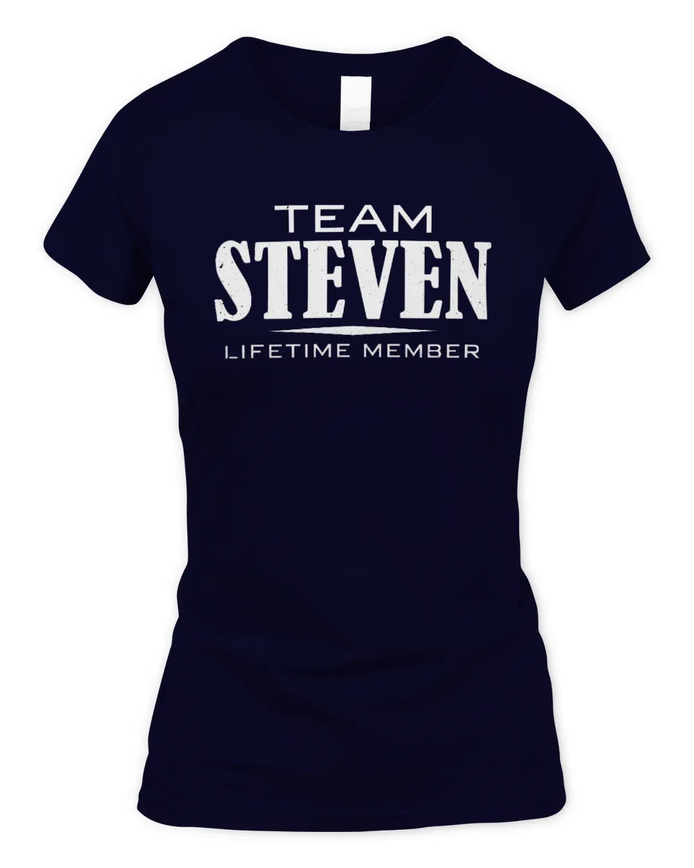 STEVEN BL62-K4-128 - Personalized “Team NAME Lifetime Member” - Women's Standard T-Shirt - Navy