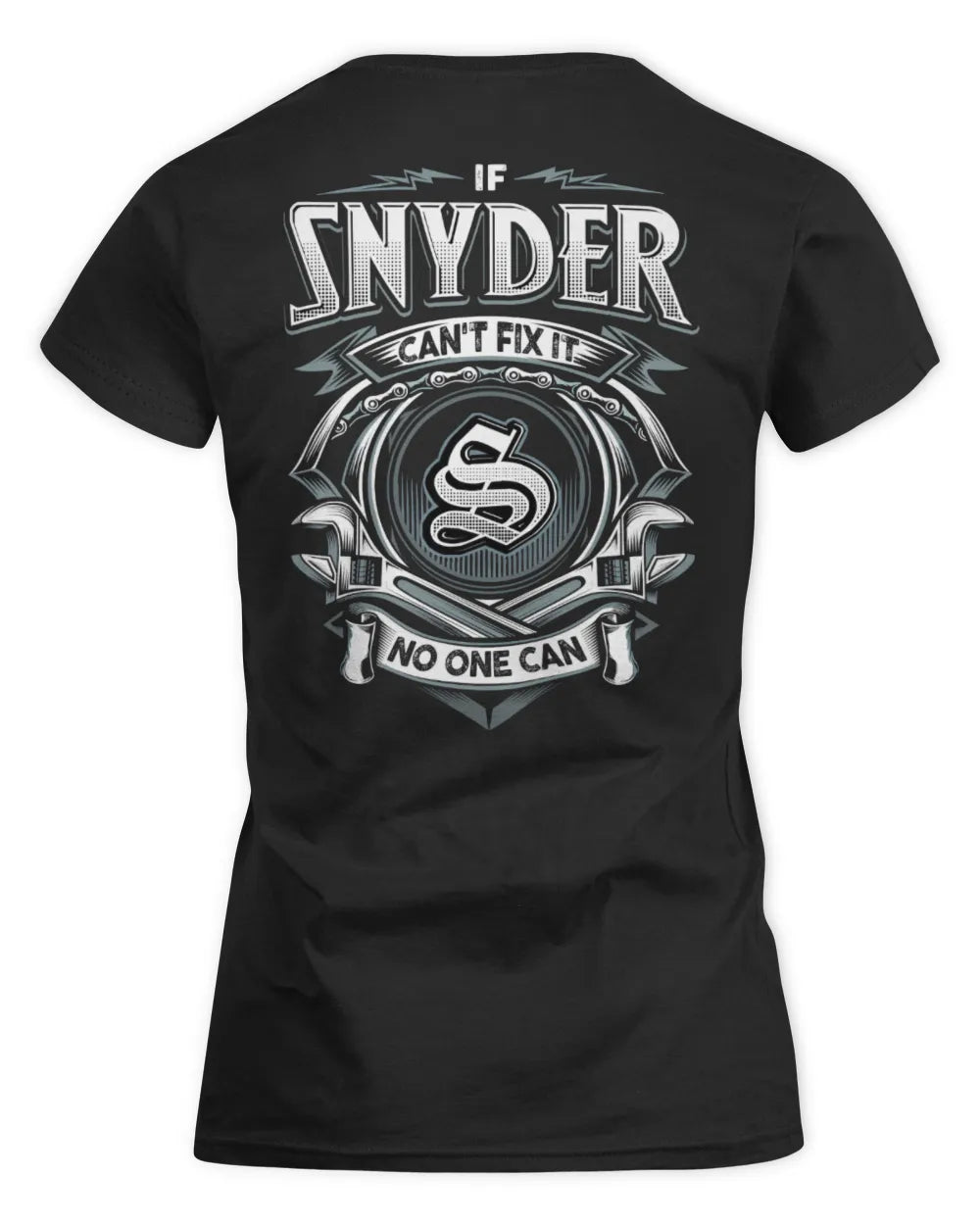 SNYDER AP81-K4-626 - Personalized Ahmed Quote Apparel “If Ahmed Can't Fix It, No One Can” - Women's Standard T-Shirt - Black