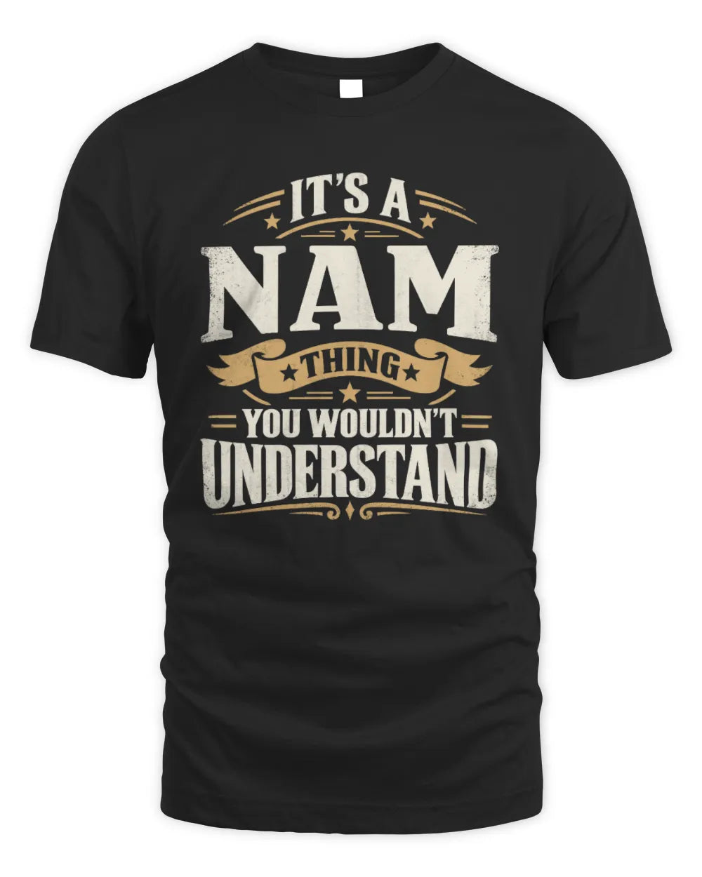 NAM P08 TH51 - Personalized “It’s a/an [NAME] Thing – You Wouldn’t Understand” Shirt - Unisex Standard T-Shirt - Black