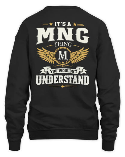 MNG KT06-M008 It’s a [NAME] Thing – You Wouldn’t Understand | Personalized Vintage T-Shirt - Unisex Sweatshirt - Black