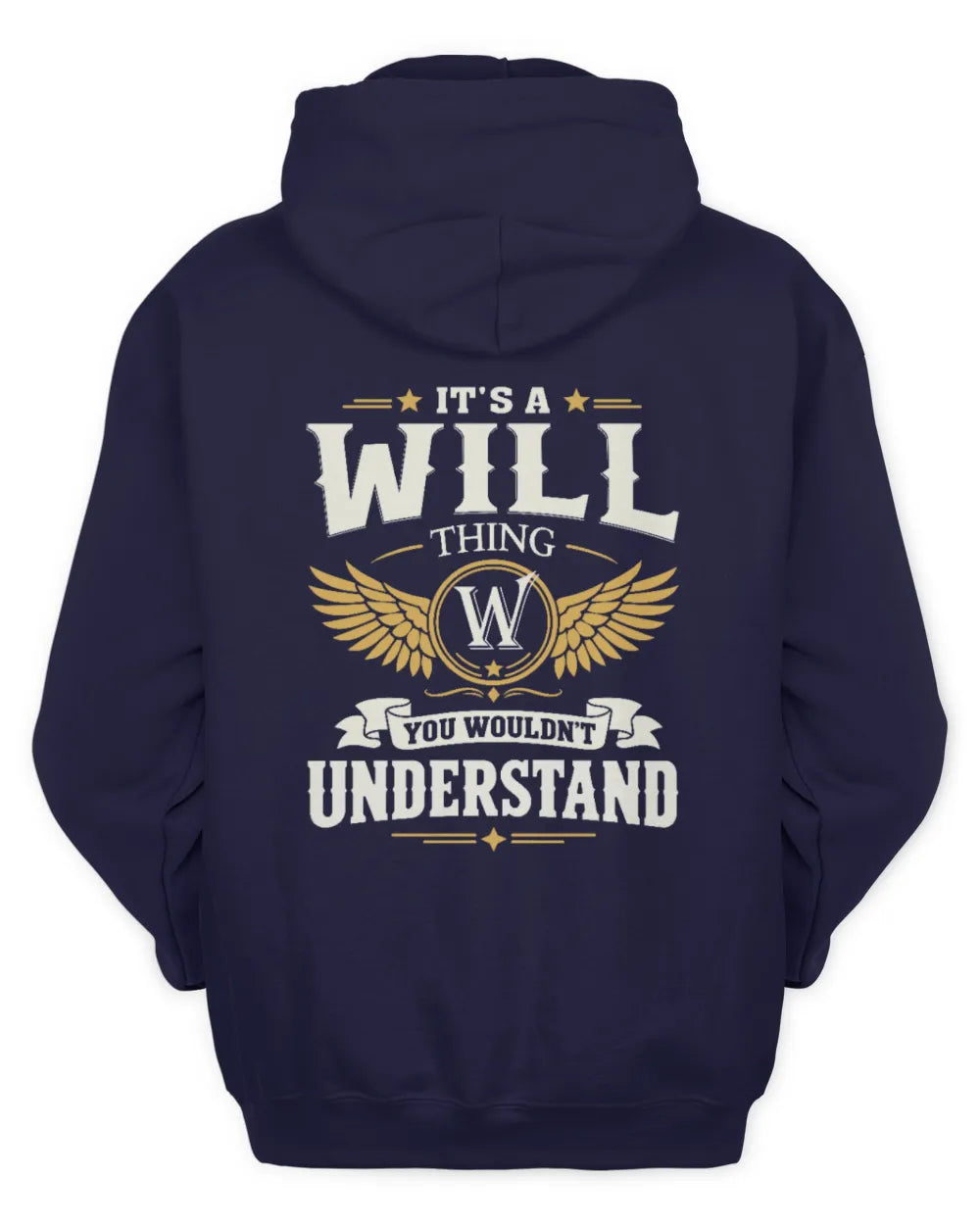 WILL KT06-M008 It’s a [NAME] Thing – You Wouldn’t Understand | Personalized Vintage T-Shirt - Unisex Hoodie - Navy