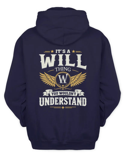 WILL KT06-M008 It’s a [NAME] Thing – You Wouldn’t Understand | Personalized Vintage T-Shirt - Unisex Hoodie - Navy