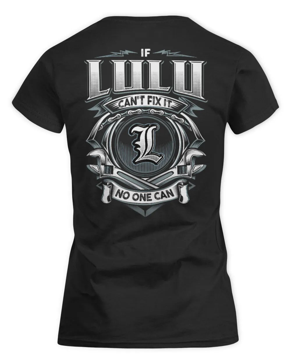 LULU AP81-K4-626 - Personalized Ahmed Quote Apparel “If Ahmed Can't Fix It, No One Can” - Women's Standard T-Shirt - Black