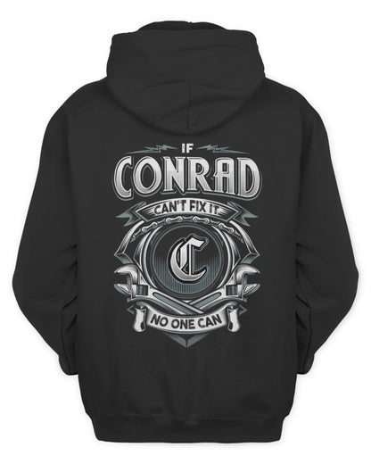 CONRAD AP81-K4-626 - Personalized Ahmed Quote Apparel “If Ahmed Can't Fix It, No One Can” - Unisex Hoodie - Black