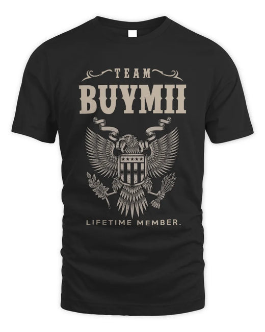 BUYMII TP06-K82 – Personalized Classic Style Apparel “Team NAME Lifetime Member”