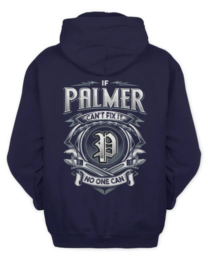 PALMER AP81-K4-626 - Personalized Ahmed Quote Apparel “If Ahmed Can't Fix It, No One Can” - Unisex Hoodie - Navy