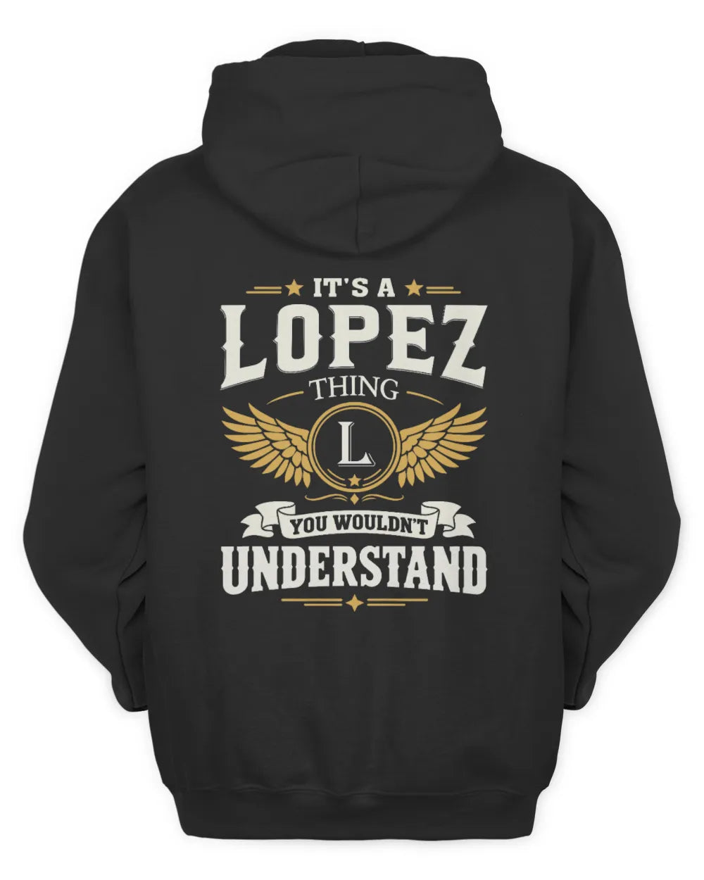 LOPEZ KT06-M008 It’s a [NAME] Thing – You Wouldn’t Understand | Personalized Vintage T-Shirt - Unisex Hoodie - Black