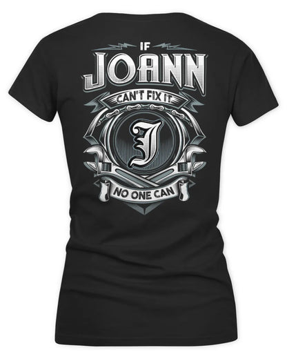 JOANN AP81-K4-626 - Personalized Ahmed Quote Apparel “If Ahmed Can't Fix It, No One Can” - Women's V-Neck T-Shirt - Black