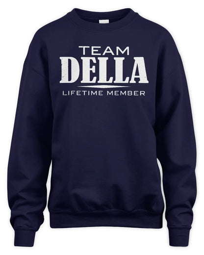 DELLA BL62-K4-128 - Personalized “Team NAME Lifetime Member” - Unisex Sweatshirt - Navy