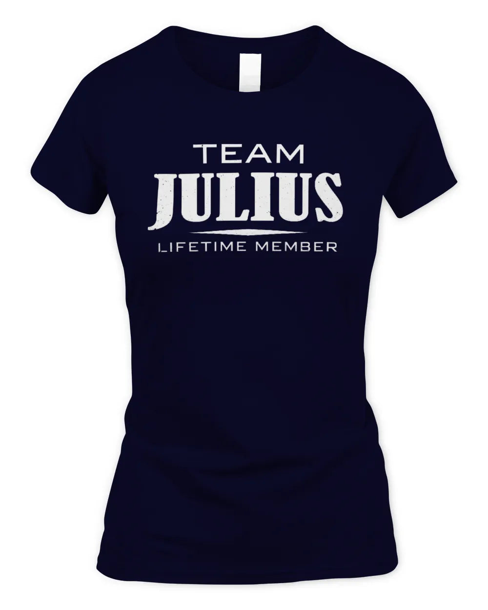 JULIUS BL62-K4-128 - Personalized “Team NAME Lifetime Member” - Women's Standard T-Shirt - Navy