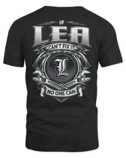 LEA AP81-K4-626 - Personalized Ahmed Quote Apparel “If Ahmed Can't Fix It, No One Can” - Unisex Standard T-Shirt - Black