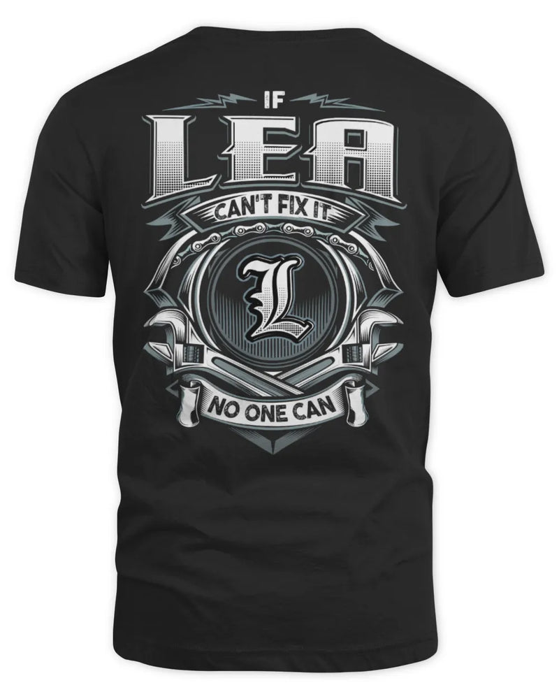 LEA AP81-K4-626 - Personalized Ahmed Quote Apparel “If Ahmed Can't Fix It, No One Can” - Unisex Standard T-Shirt - Black