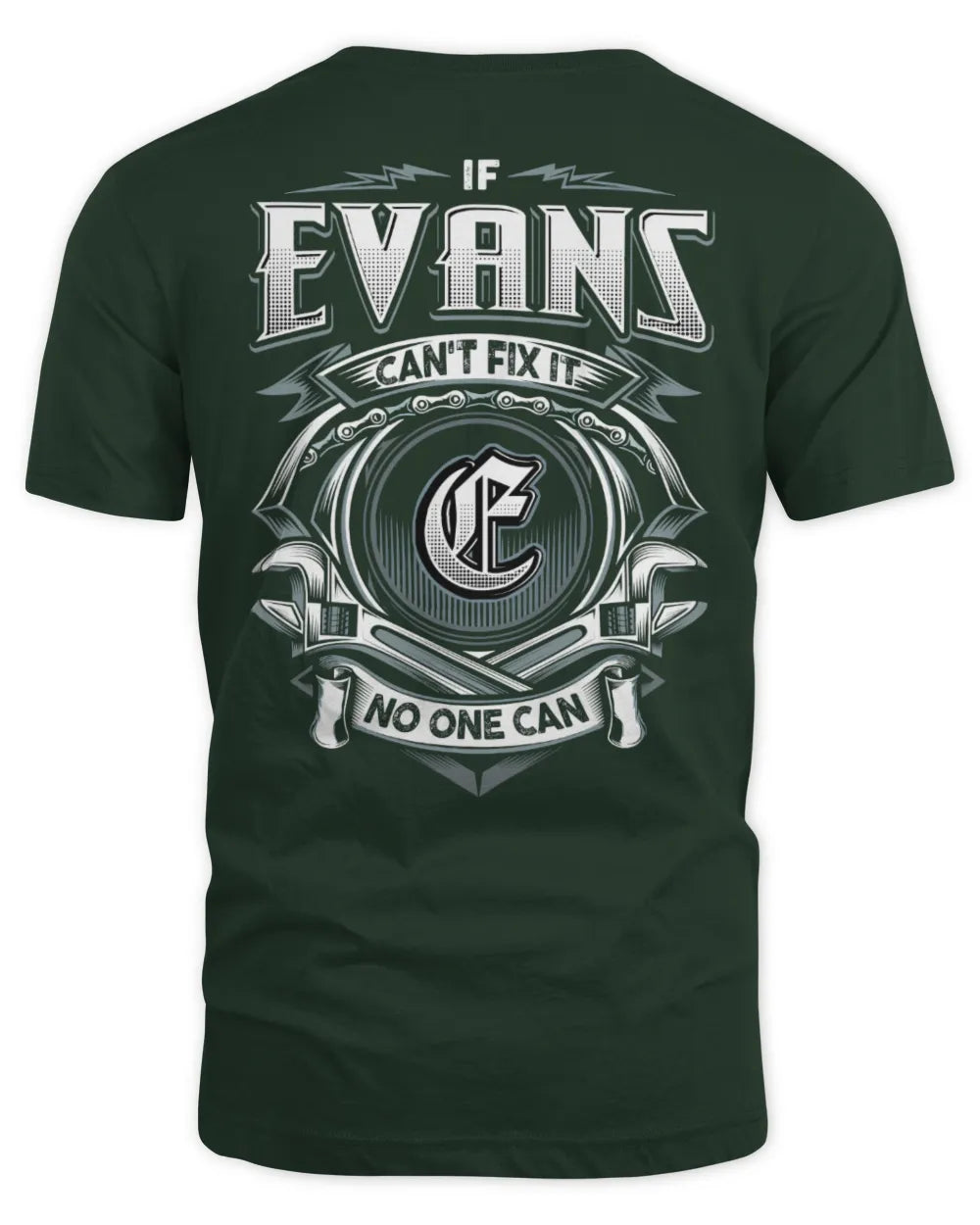 EVANS AP81-K4-626 - Personalized Ahmed Quote Apparel “If Ahmed Can't Fix It, No One Can” - Unisex Standard T-Shirt - Forest Green