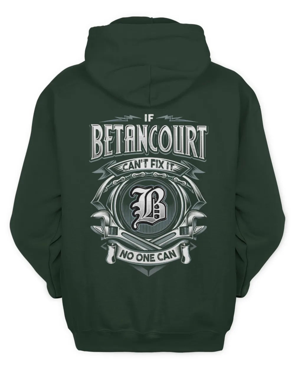 BETANCOURT AP81-K4-626 - Personalized Ahmed Quote Apparel “If Ahmed Can't Fix It, No One Can” - Unisex Hoodie - Forest Green
