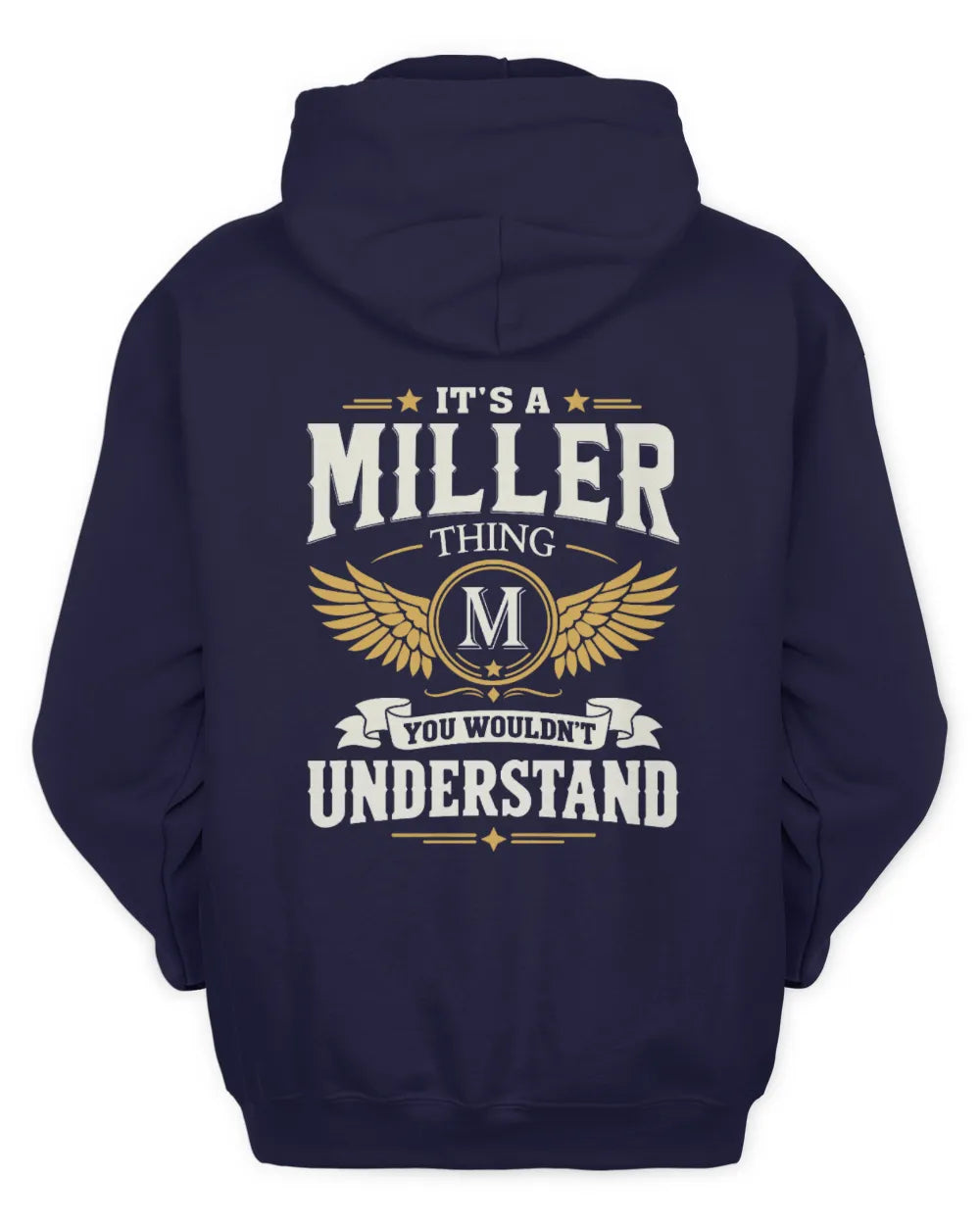 MILLER KT06-M008 It’s a [NAME] Thing – You Wouldn’t Understand | Personalized Vintage T-Shirt - Unisex Hoodie - Navy
