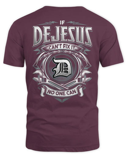 DEJESUS AP81-K4-626 - Personalized Ahmed Quote Apparel “If Ahmed Can't Fix It, No One Can” - Unisex Standard T-Shirt - Maroon