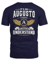 AUGUSTO KT06-M008 It’s a [NAME] Thing – You Wouldn’t Understand | Personalized Vintage T-Shirt - Unisex Standard T-Shirt - Navy