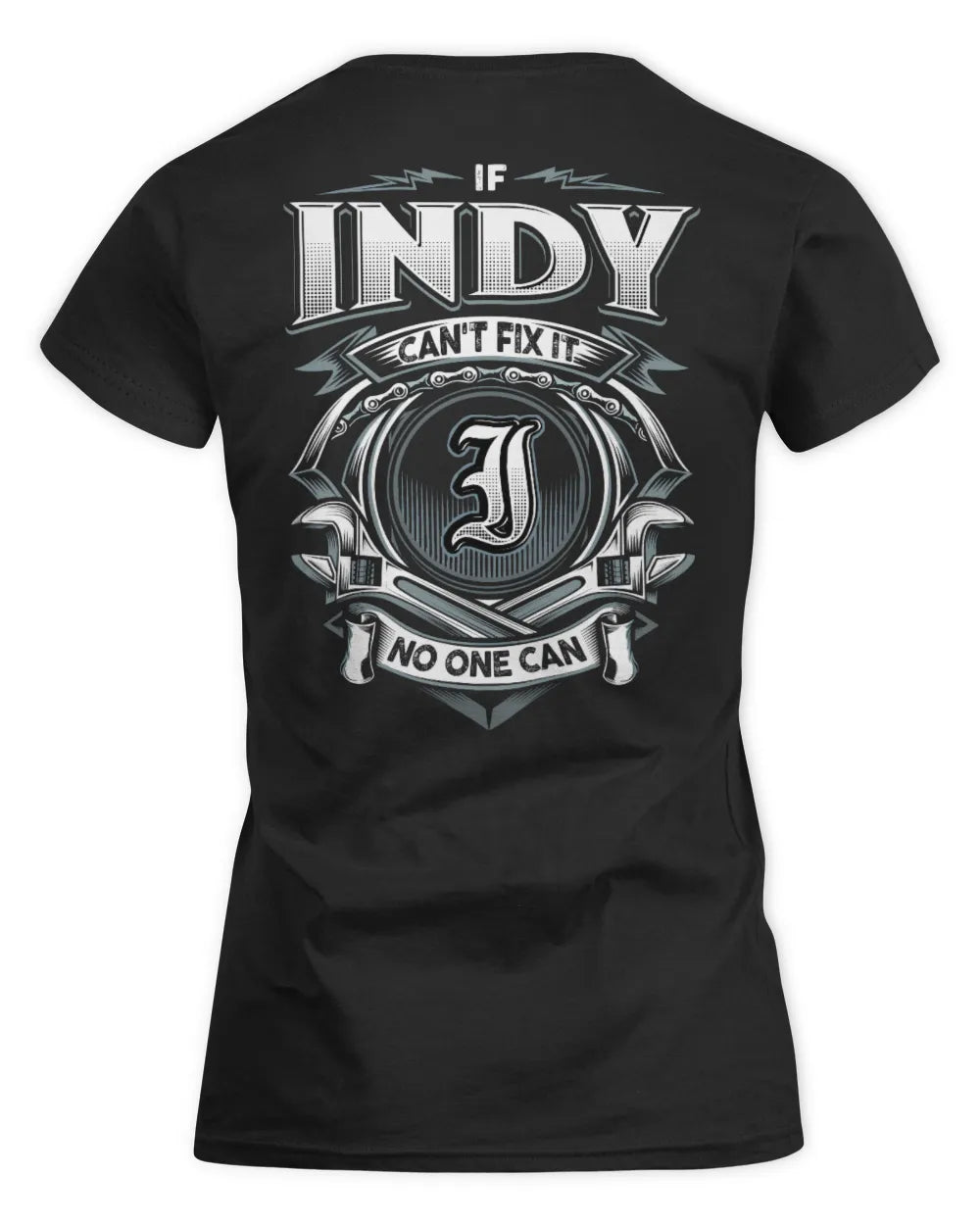 INDY AP81-K4-626 - Personalized Ahmed Quote Apparel “If Ahmed Can't Fix It, No One Can” - Women's Standard T-Shirt - Black