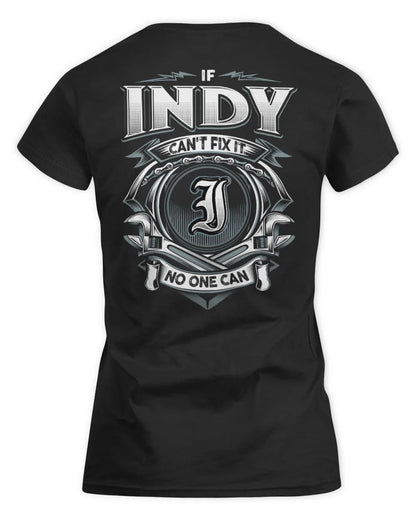 INDY AP81-K4-626 - Personalized Ahmed Quote Apparel “If Ahmed Can't Fix It, No One Can” - Women's Standard T-Shirt - Black