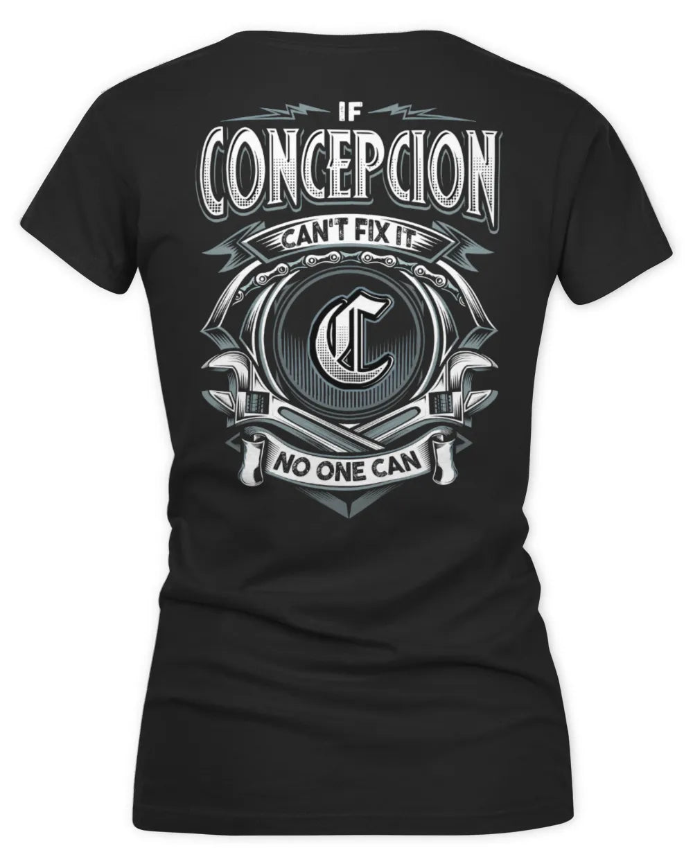 CONCEPCION AP81-K4-626 - Personalized Ahmed Quote Apparel “If Ahmed Can't Fix It, No One Can” - Women's V-Neck T-Shirt - Black