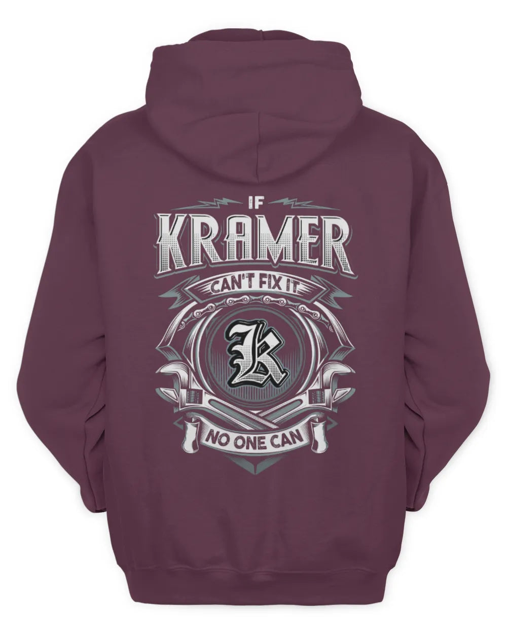 KRAMER AP81-K4-626 - Personalized Ahmed Quote Apparel “If Ahmed Can't Fix It, No One Can” - Unisex Hoodie - Maroon