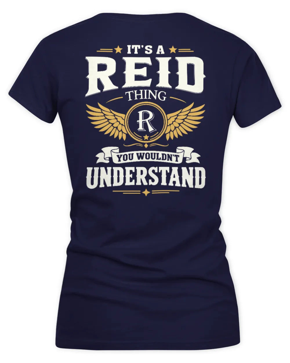 REID KT06-M008 It’s a [NAME] Thing – You Wouldn’t Understand | Personalized Vintage T-Shirt - Women's V-Neck T-Shirt - Navy