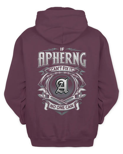 APHERNG AP81-K4-626 - Personalized Ahmed Quote Apparel “If Ahmed Can't Fix It, No One Can” - Unisex Hoodie - Maroon