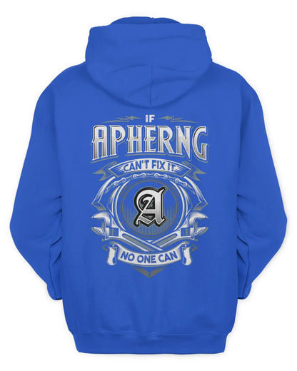 APHERNG AP81-K4-626 - Personalized Ahmed Quote Apparel “If Ahmed Can't Fix It, No One Can” - Unisex Hoodie - Royal