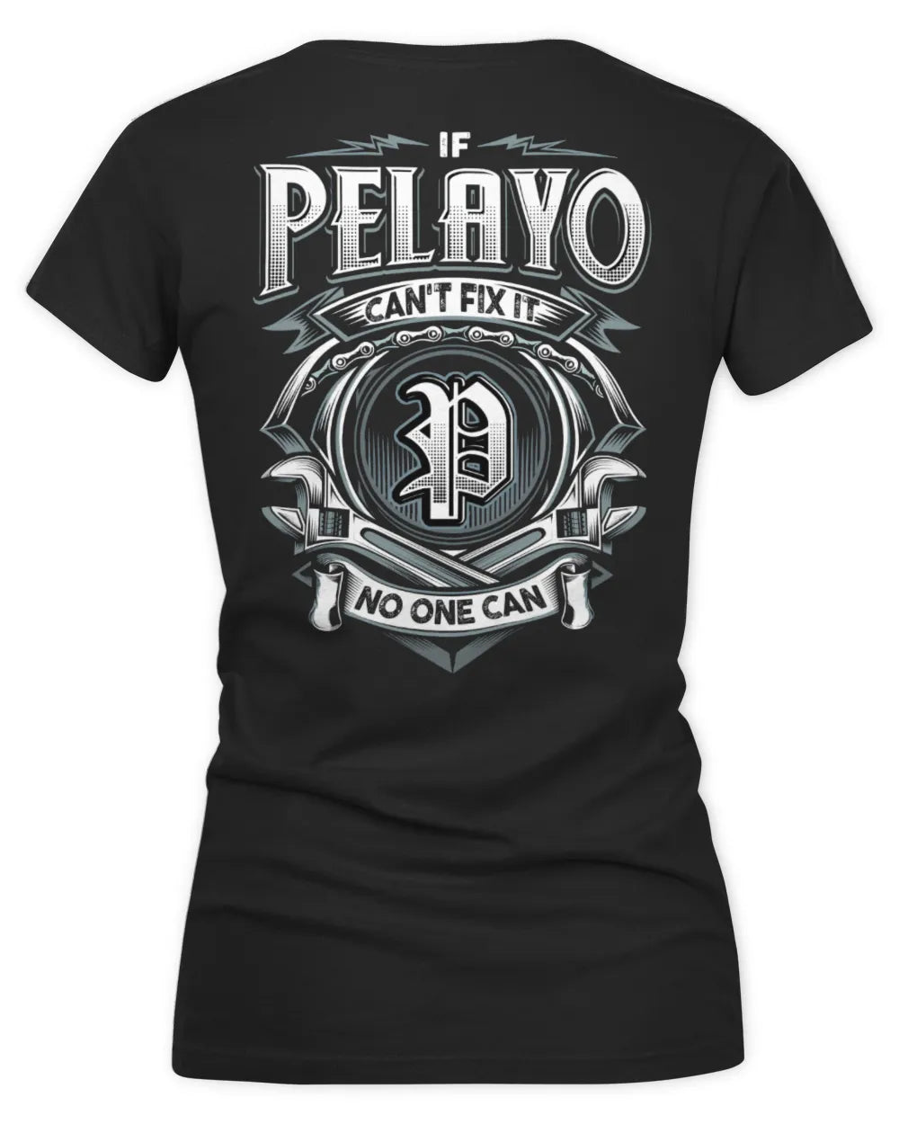 PELAYO AP81-K4-626 - Personalized Ahmed Quote Apparel “If Ahmed Can't Fix It, No One Can” - Women's V-Neck T-Shirt - Black