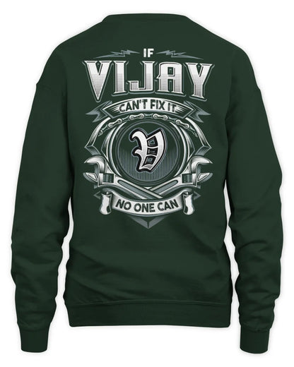 VIJAY AP81-K4-626 - Personalized Ahmed Quote Apparel “If Ahmed Can't Fix It, No One Can” - Unisex Sweatshirt - Forest Green