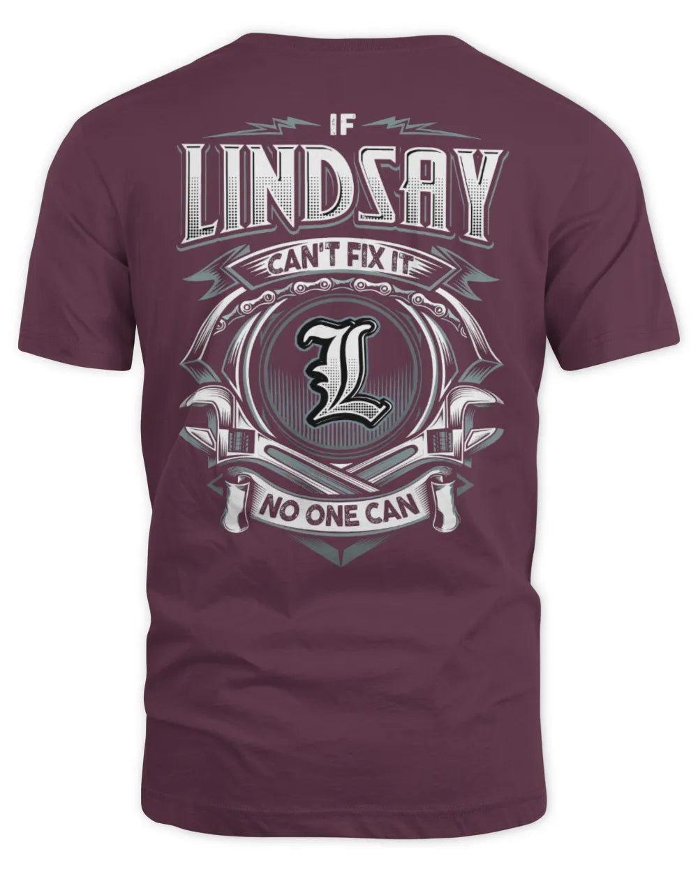 LINDSAY AP81-K4-626 - Personalized Ahmed Quote Apparel “If Ahmed Can't Fix It, No One Can” - Unisex Standard T-Shirt - Maroon