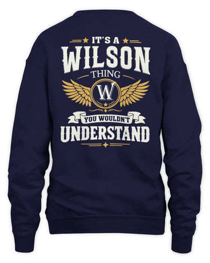 WILSON KT06-M008 It’s a [NAME] Thing – You Wouldn’t Understand | Personalized Vintage T-Shirt - Unisex Sweatshirt - Navy