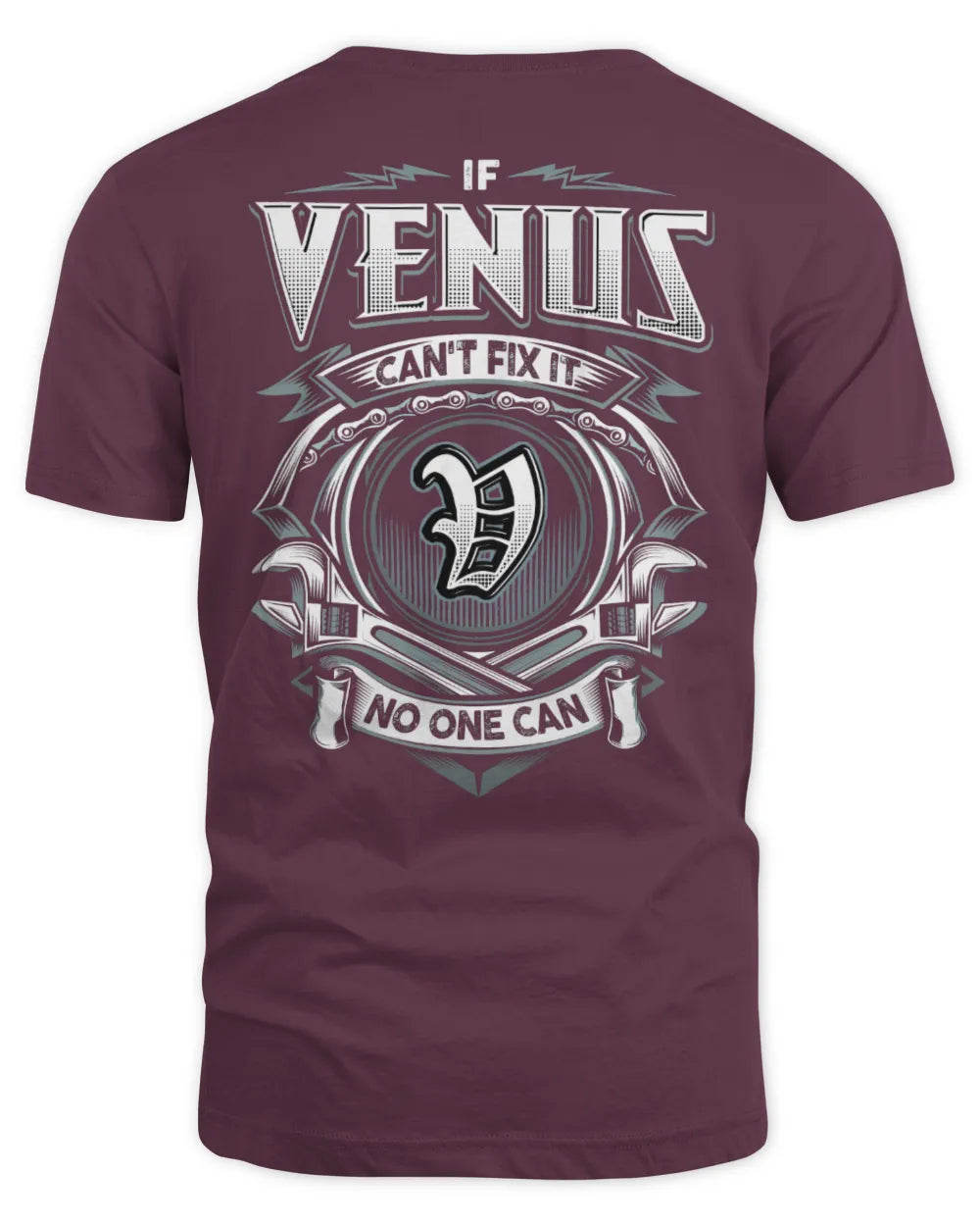 VENUS AP81-K4-626 - Personalized Ahmed Quote Apparel “If Ahmed Can't Fix It, No One Can” - Unisex Standard T-Shirt - Maroon