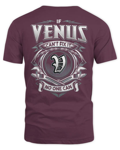 VENUS AP81-K4-626 - Personalized Ahmed Quote Apparel “If Ahmed Can't Fix It, No One Can” - Unisex Standard T-Shirt - Maroon
