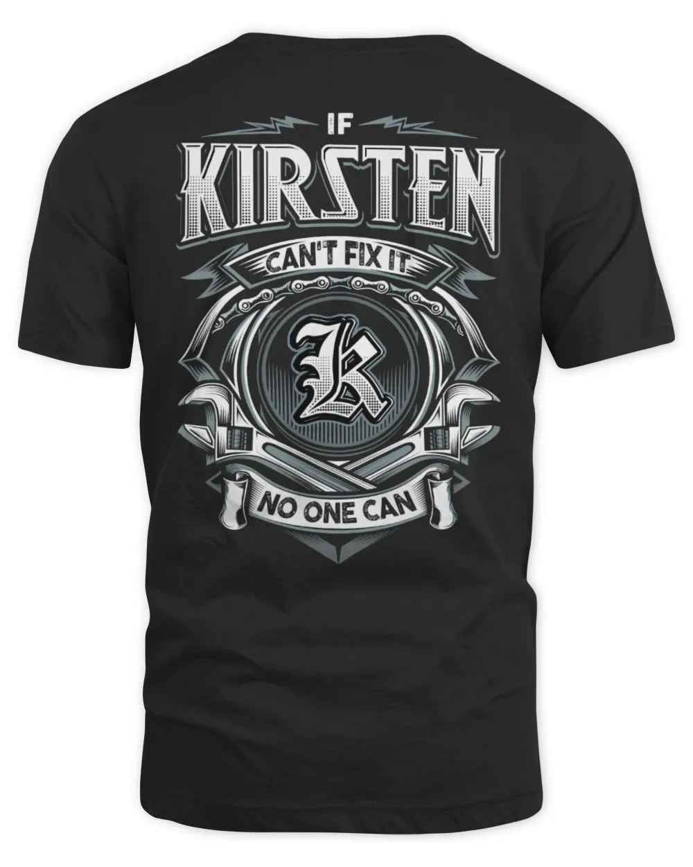 KIRSTEN AP81-K4-626 - Personalized Ahmed Quote Apparel “If Ahmed Can't Fix It, No One Can” - Unisex Standard T-Shirt - Black