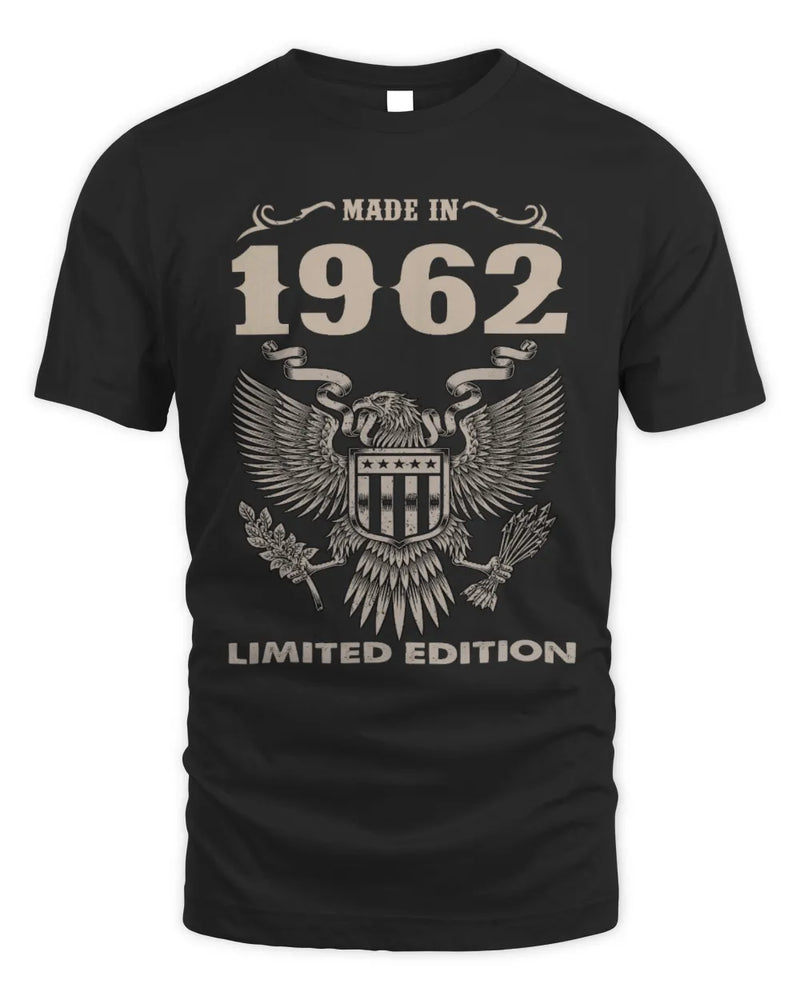 1962 HH89-K2 – Classic Birth Year Limited Edition T-Shirt - Unisex Standard T-Shirt - Black