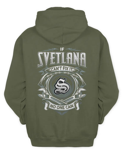 SVETLANA AP81-K4-626 - Personalized Ahmed Quote Apparel “If Ahmed Can't Fix It, No One Can” - Unisex Hoodie - Military Green