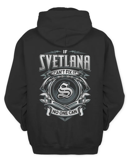 SVETLANA AP81-K4-626 - Personalized Ahmed Quote Apparel “If Ahmed Can't Fix It, No One Can” - Unisex Hoodie - Black