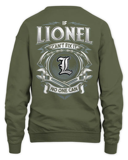LIONEL AP81-K4-626 - Personalized Ahmed Quote Apparel “If Ahmed Can't Fix It, No One Can” - Unisex Sweatshirt - Military Green