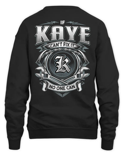KAYE AP81-K4-626 - Personalized Ahmed Quote Apparel “If Ahmed Can't Fix It, No One Can” - Unisex Sweatshirt - Black