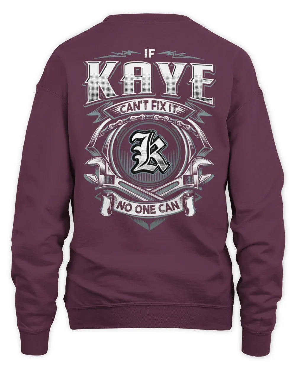 KAYE AP81-K4-626 - Personalized Ahmed Quote Apparel “If Ahmed Can't Fix It, No One Can” - Unisex Sweatshirt - Maroon