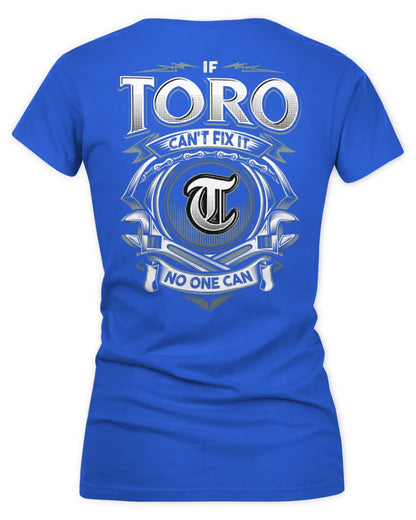 TORO AP81-K4-626 - Personalized Ahmed Quote Apparel “If Ahmed Can't Fix It, No One Can” - Women's V-Neck T-Shirt - Royal