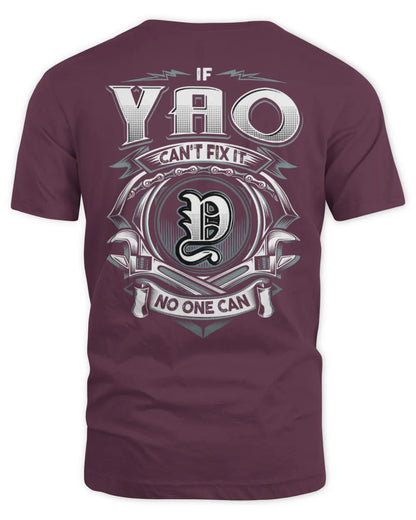 YAO AP81-K4-626 - Personalized Ahmed Quote Apparel “If Ahmed Can't Fix It, No One Can” - Unisex Standard T-Shirt - Maroon