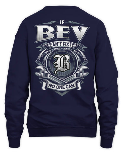 BEV AP81-K4-626 - Personalized Ahmed Quote Apparel “If Ahmed Can't Fix It, No One Can” - Unisex Sweatshirt - Navy
