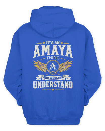 AMAYA KT06-M008 It’s a [NAME] Thing – You Wouldn’t Understand | Personalized Vintage T-Shirt - Unisex Hoodie - Royal