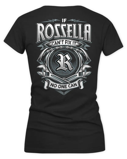 ROSSELLA AP81-K4-626 - Personalized Ahmed Quote Apparel “If Ahmed Can't Fix It, No One Can” - Women's V-Neck T-Shirt - Black